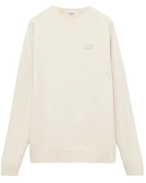 Loewe Sudadera Con Anagrama Bordado - Blanco