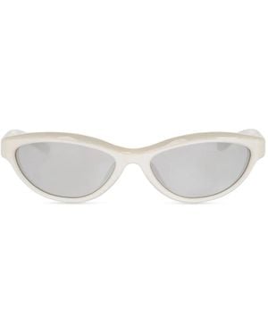 Jacquemus Gafas de sol con logo estampado - Blanco