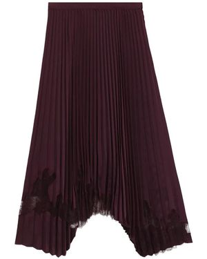 BOSS Pleated Midi Skirt - Purple