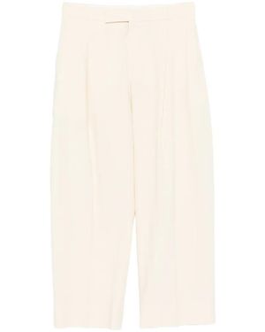 Studio Nicholson Pantalon À Design Plissé - White