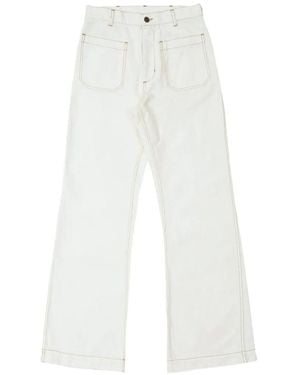 Fortela Joellet Wide-Leg Jeans - White