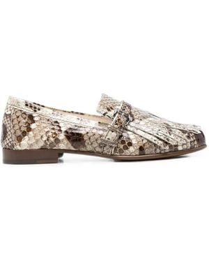 Ermanno Scervino Mocasines Con Detalle De Hebilla - Blanco