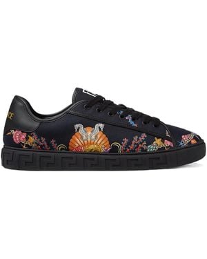 Versace Coral Theatre Greca Sneakers - Blauw