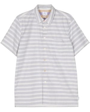Paul Smith Camicia A Righe - Bianco