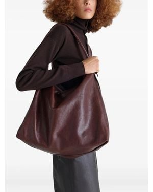 Lemaire Bolso shopper con cinturón - Morado