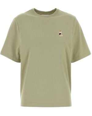 Maison Kitsuné Dressed Fox Cotton T-Shirt - Green