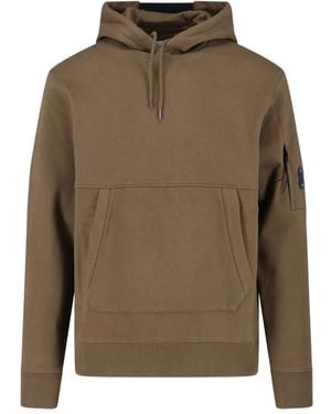 C.P. Company Hoodie À Logo Imprimé - Vert