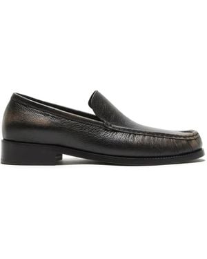 Acne Studios Round-Toe Loafers - Black