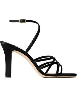 Jimmy Choo 100Mm Strappy Sandals - Black