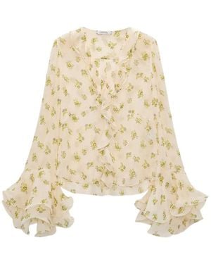 Dorothee Schumacher Ruffled Blouse - Natural