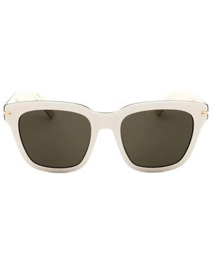 BOSS Rectangle-Frame Sunglasses - Natural