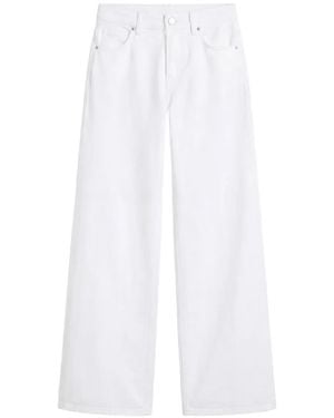 Reformation Jeans Cary A Gamba Ampia - Bianco