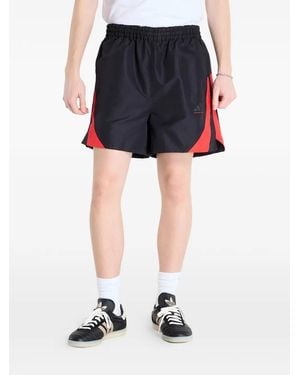 adidas Contrast-Panel Basketball Shorts - Black