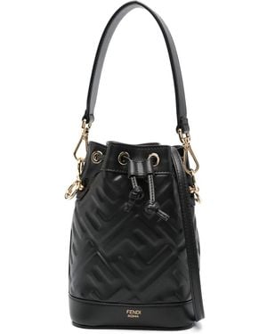 Fendi Mini Mon Tresor Beuteltasche - Schwarz