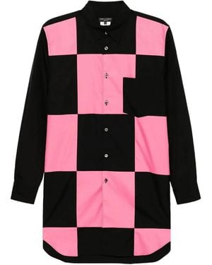 Comme des Garçons Checked shirt - Negro