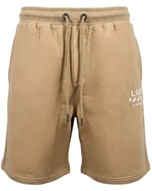 Off-White c/o Virgil Abloh Diag Open-Hem Shorts - Natural