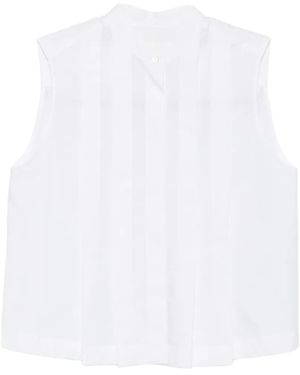 Xacus Camicia Plissettata - Bianco