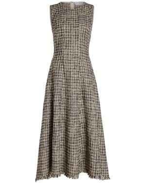 Proenza Schouler Beatrix Tweed Midi Dress - Natural