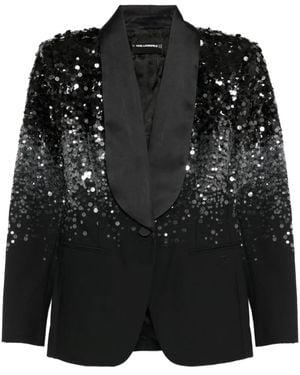 Karl Lagerfeld Karl Studio Blazer mit Farbverlauf - Schwarz