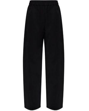 Ganni Hose mit elastischem Bund - Schwarz