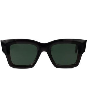 Jacquemus Occhiali Da Sole Con Stampa - Nero
