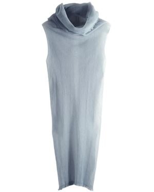 Rick Owens Cowl-Neck Top - Blue