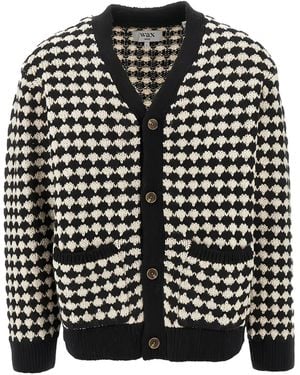 Wax London Cardigan À Poche Poitrine - Noir