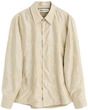 Our Legacy Beyond Embroidered Shirt - Natural
