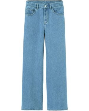 Claudie Pierlot Jeans Mit Weitem Bein - Blau