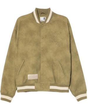 Aape By A Bathing Ape Bomber Con Ricamo - Verde