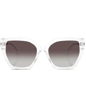 Swarovski Square-Frame Sunglasses - White