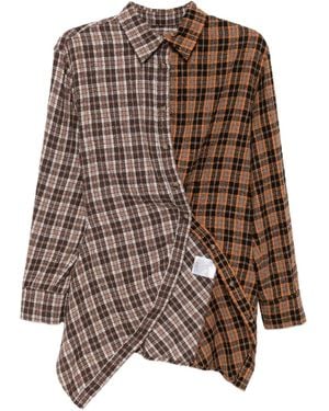 ANDERSSON BELL Chemise À Design Patchwork - Marron
