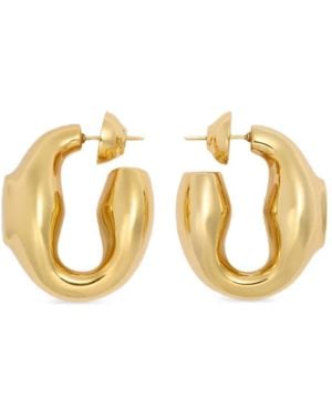Patou Signet Earrings - Metallic