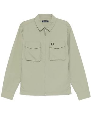Fred Perry Ripstop Jacket - Green