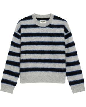 Zadig & Voltaire Markuz Pullover Aus 100% Kaschmir - Blau