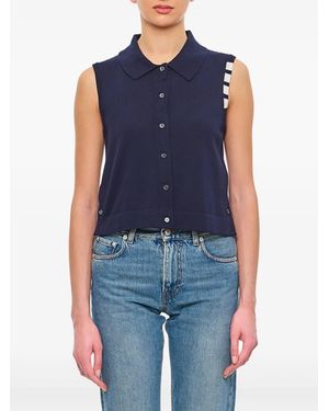 Thom Browne 4bar トップ - ブルー