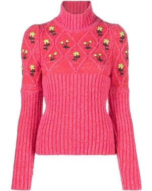 Cormio Rollkragenpullover - Pink