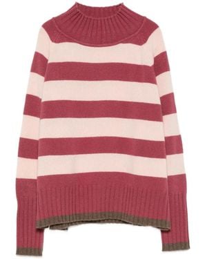 Be You Gestreifter Pullover - Rot