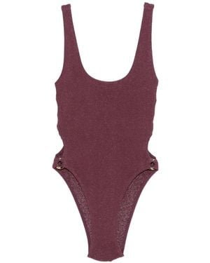 Bondeye Madison Ring-Detail Swimsuit - Purple