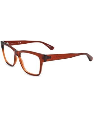 Longchamp Gafas Con Montura Rectangular - Marrón
