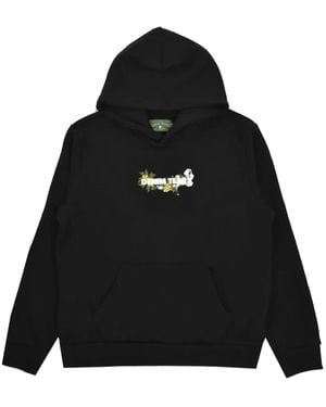 DENIM TEARS Hoodie mit Logo-Stickerei - Schwarz