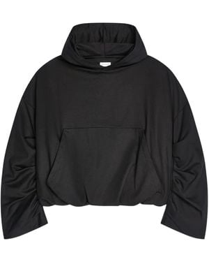 Dries Van Noten バルーンスリーブ パーカー - ブラック
