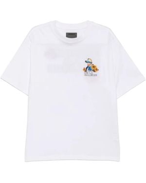 Musium Div. Logo-Print T-Shirt - White