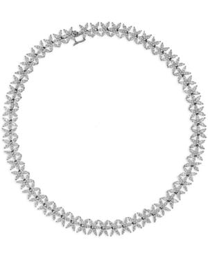 Juwelina Paris Marchesa Flower Necklace - Brown