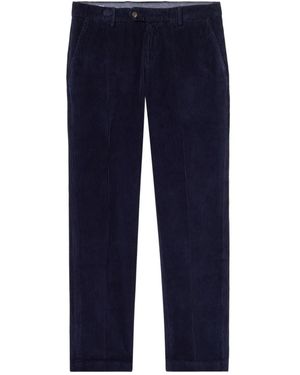 Brooks Brothers Cotton Corduroy Chino Trousers - Blue