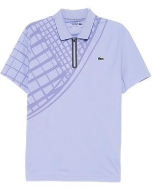 Lacoste Logo-Embroidered Polo Shirt - Blue