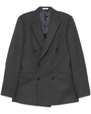 Fursac Virgin-Wool Blazer - Grey