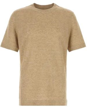 ZEGNA Oasi Linen T-Shirt - Natural