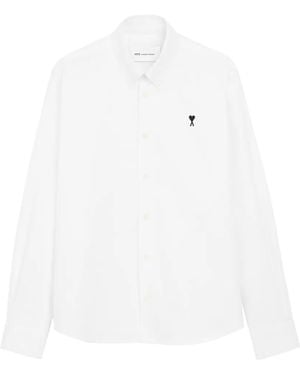 Ami Paris Ami De Coeur Shirt - White