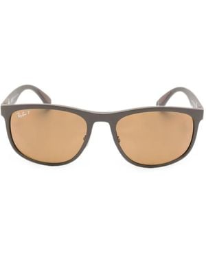 Ray-Ban Liteforce Rectangle-Frame Sunglasses - Natural